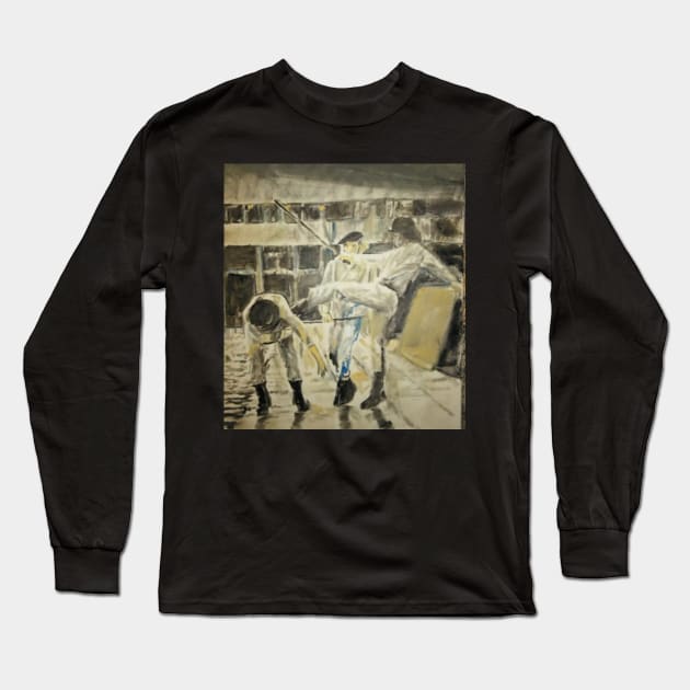 clockwork orange Long Sleeve T-Shirt by Mike Nesloney Art